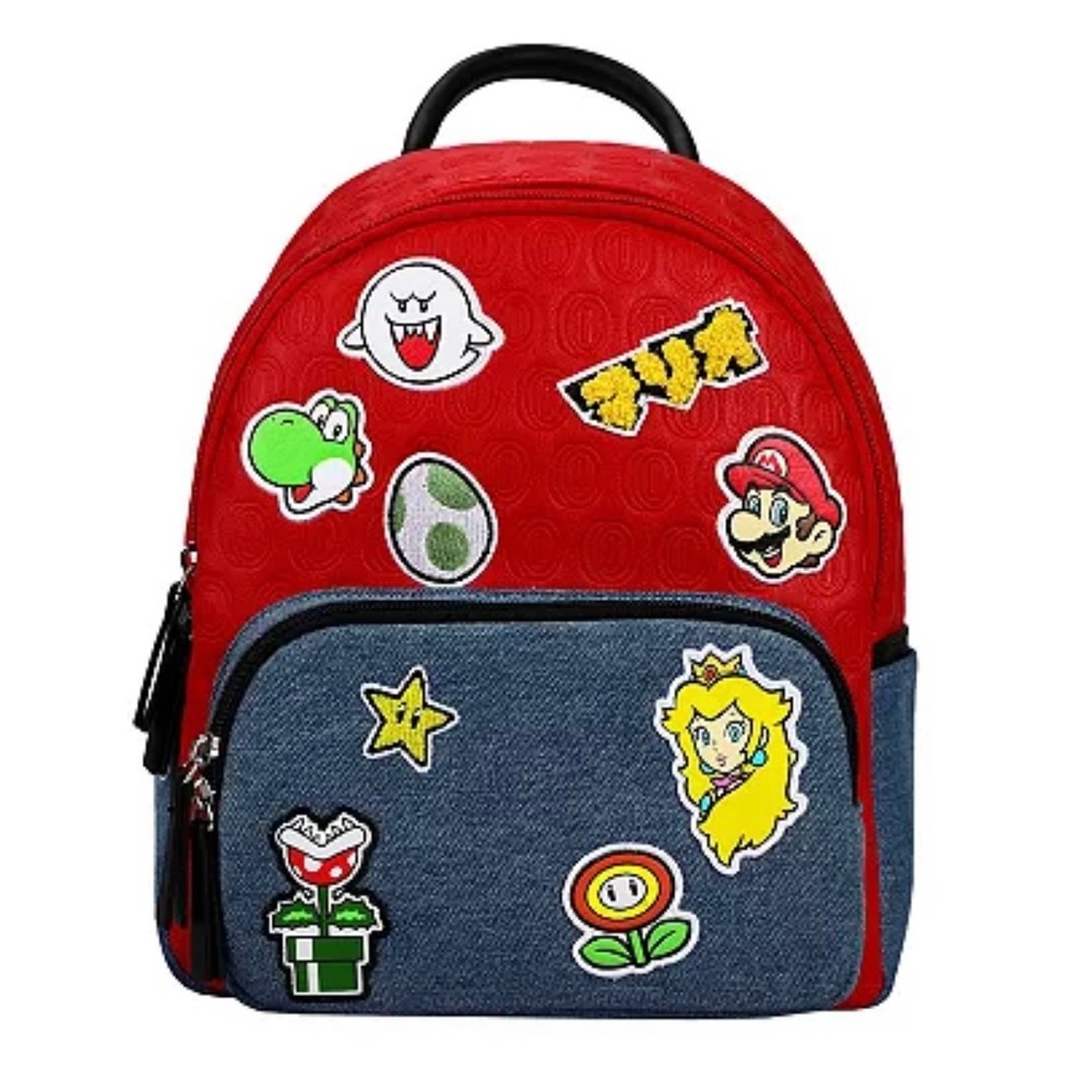 Nintendo Super Mario Patches Mini Backpack